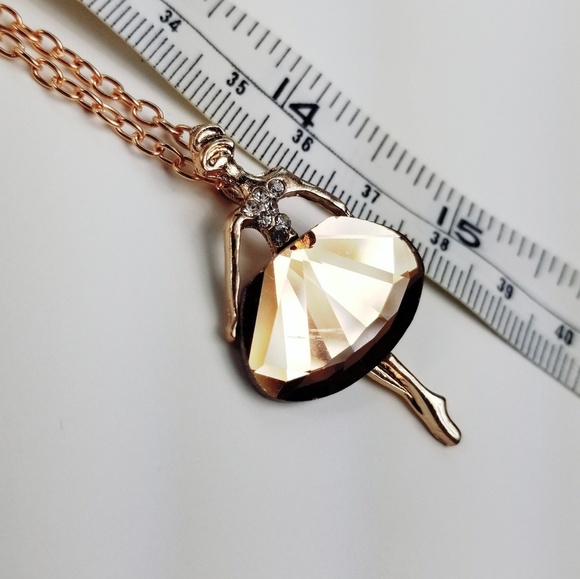 Crystal Ballerina Figurine Long Chain - Picture 4 of 6